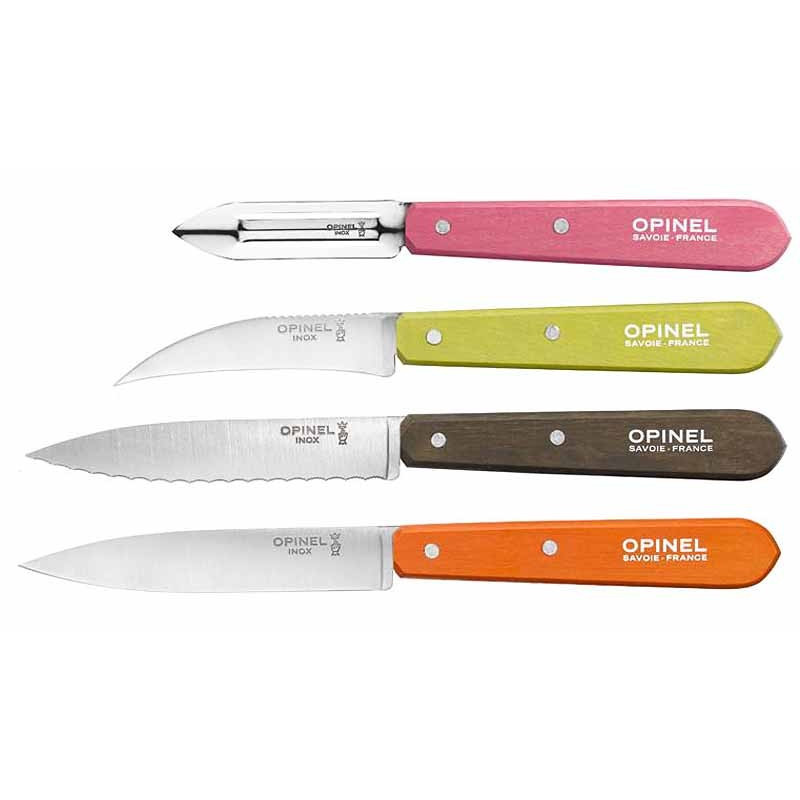 Les Essentiels Opinel du cuisinier panachés