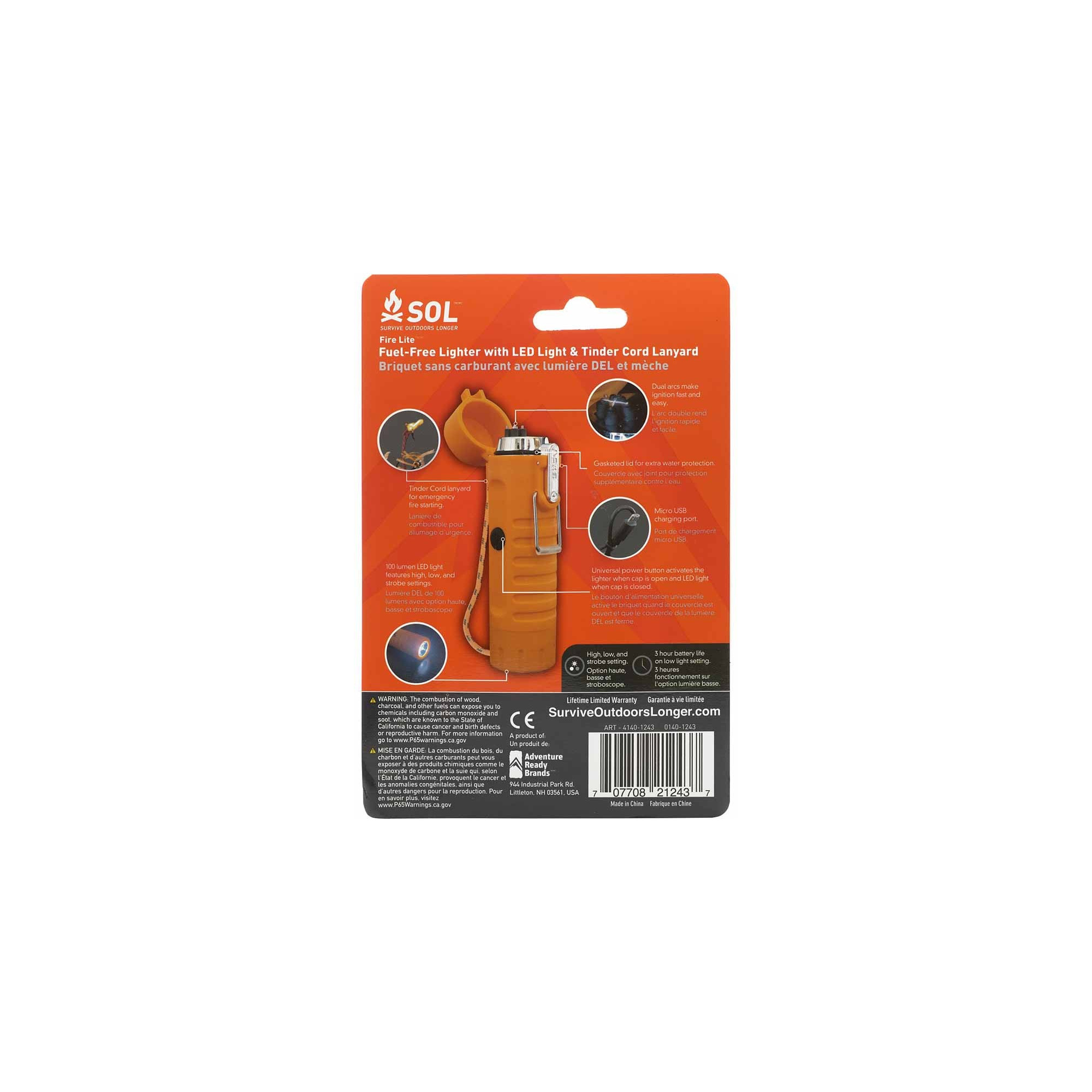 Briquet de survie a piston - Surplus Militaires