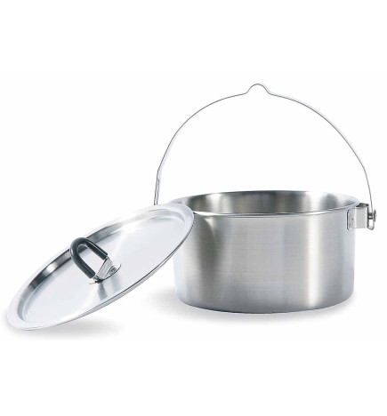 Set cuisine de bivouac inox Tatonka casserole ouverte