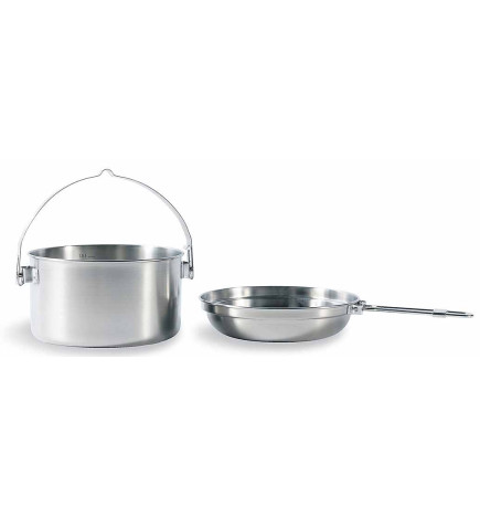 Tatonka stainless steel bivouac cooking pan and pot