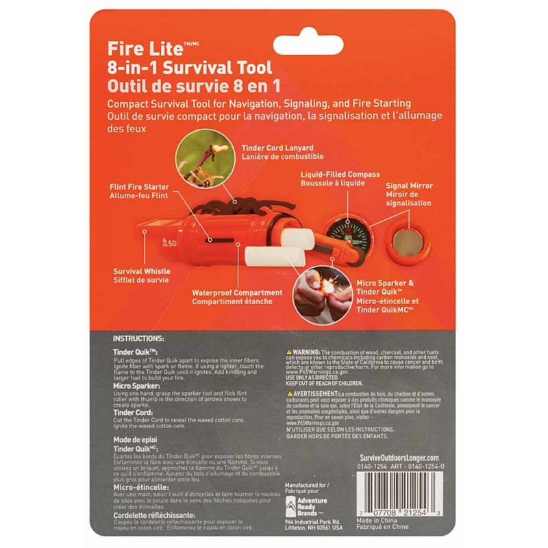 Kit de survie multi outils : 4 en 1