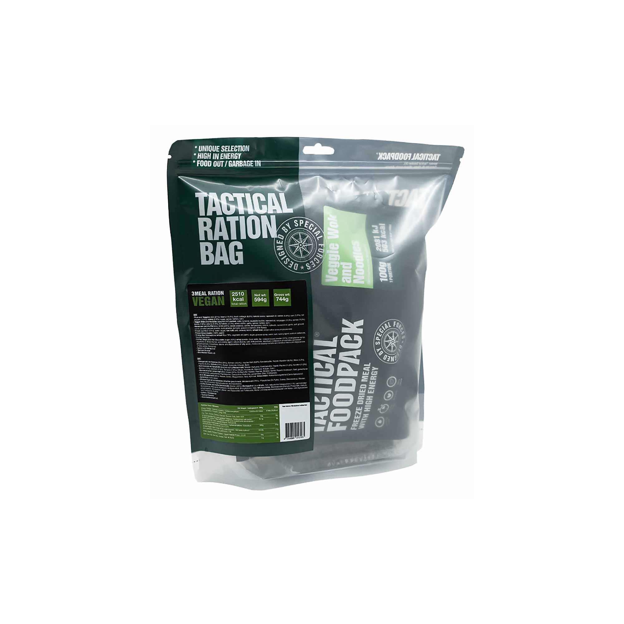 Tactical Ration 1Day Vegan 4744698013183 ration de survie