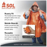 Poncho de survie SOL compact et léger