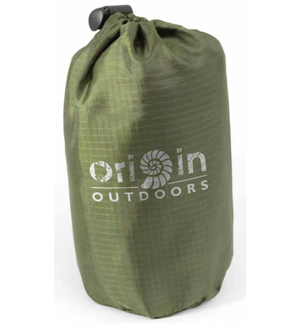 Tente abri de survie Origin Outdoors emballé