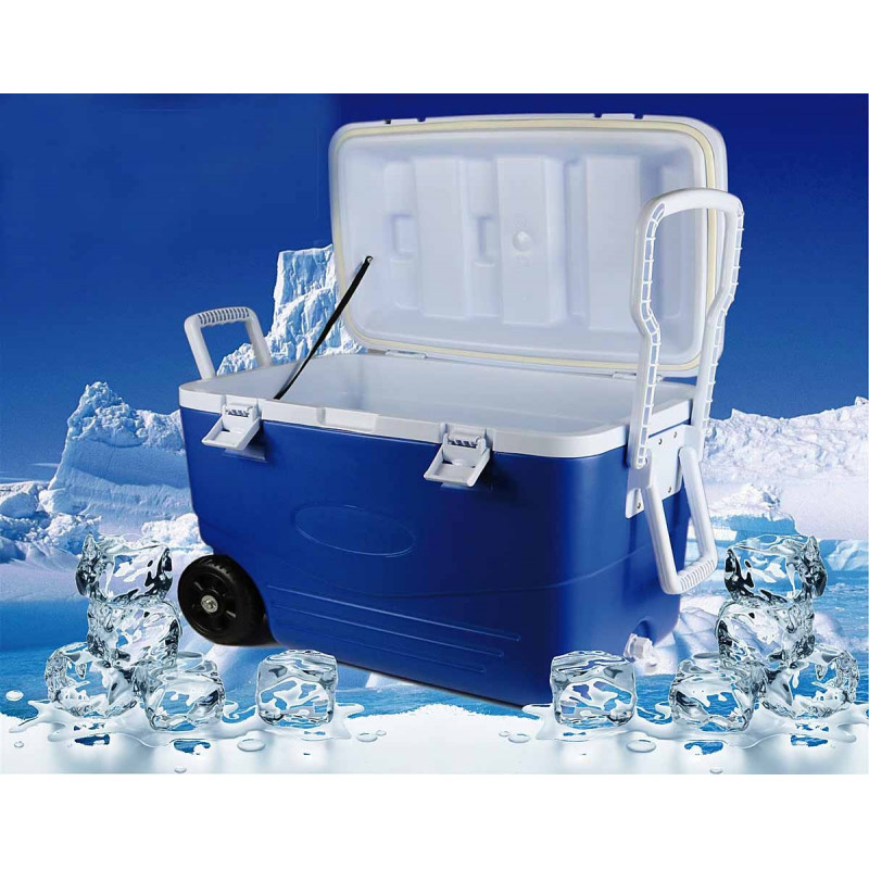 Glacière C.A.O. Portable Glacière Rigide C.A.O. Bleu/blanc - Conservation 12 Heures PP-PS Glacière Portable 12h Froid