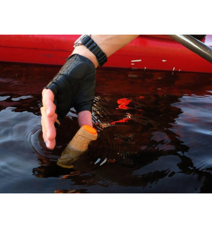 Poignard Mora Flottant Liège Orange Inox