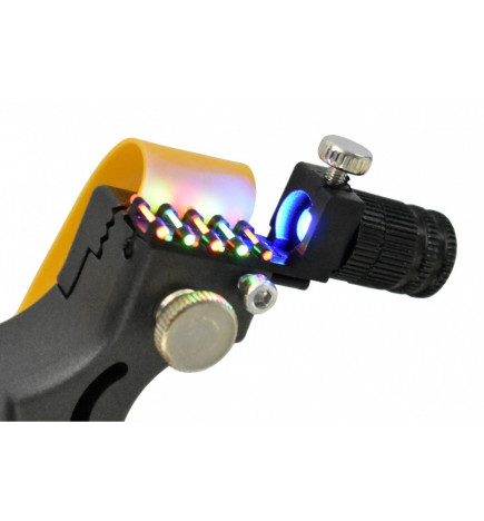 Lance-pierre avec retro-éclairage