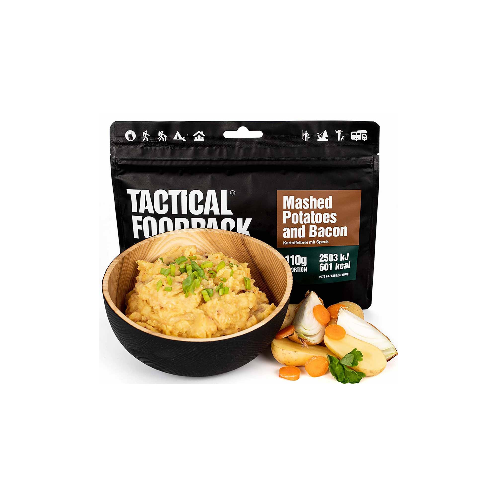 RATION DE SURVIE - NOUILLES AU POULET - TACTICAL FOODPACK