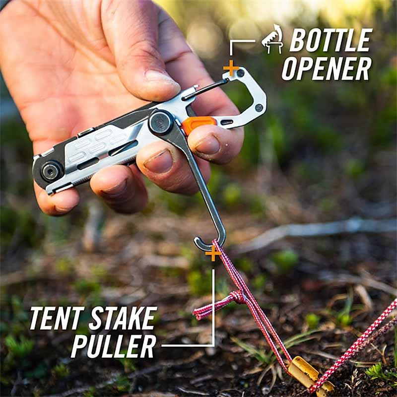 TISUR Levier EDC en titane, porte-clés, outil multifonction