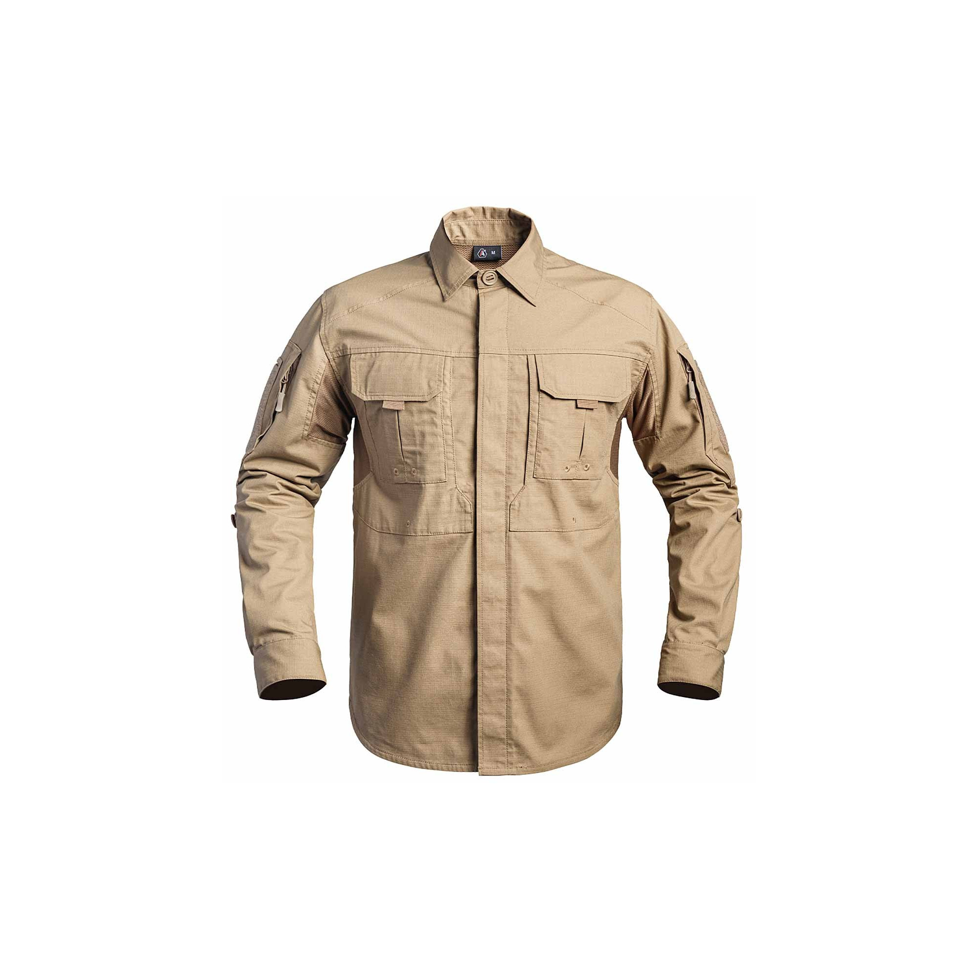 Hellbraunes taktisches Bushcraft-Shirt