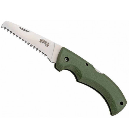 Couteau scie de poche  de bushcraft Herbertz