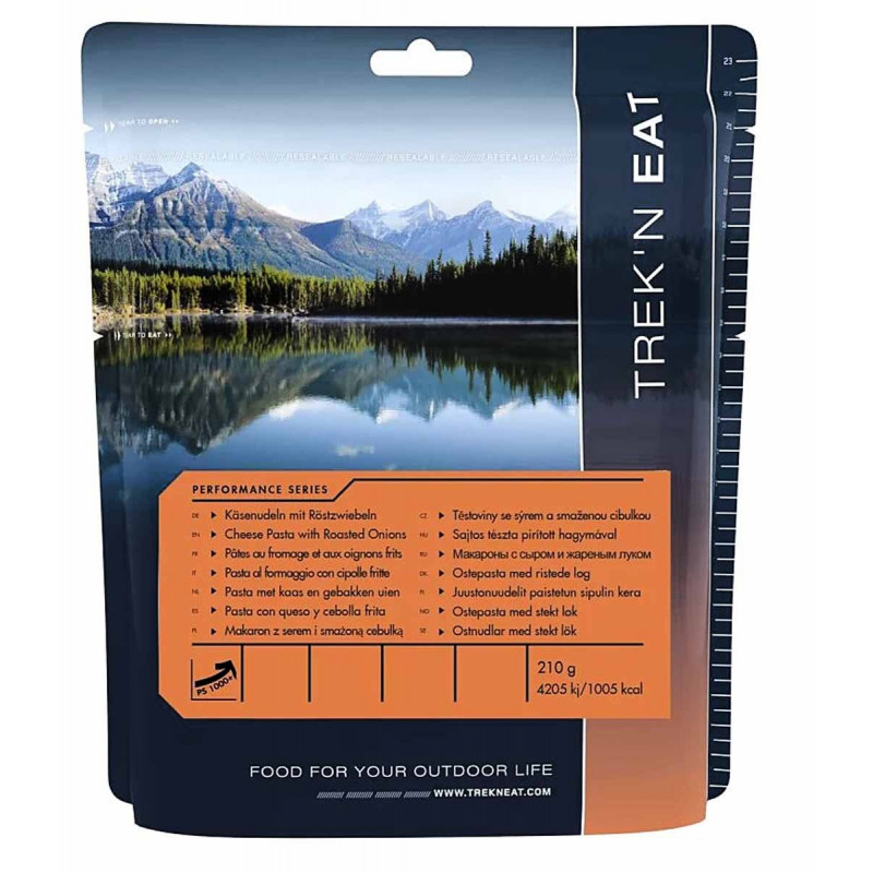 Lyophilisé de Pâtes fromage oignons Trek'n Eat