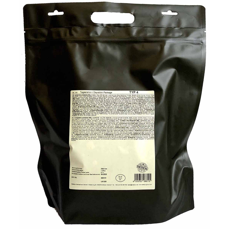 Day Ration Pack Végétarien Tactical Line Typ 4