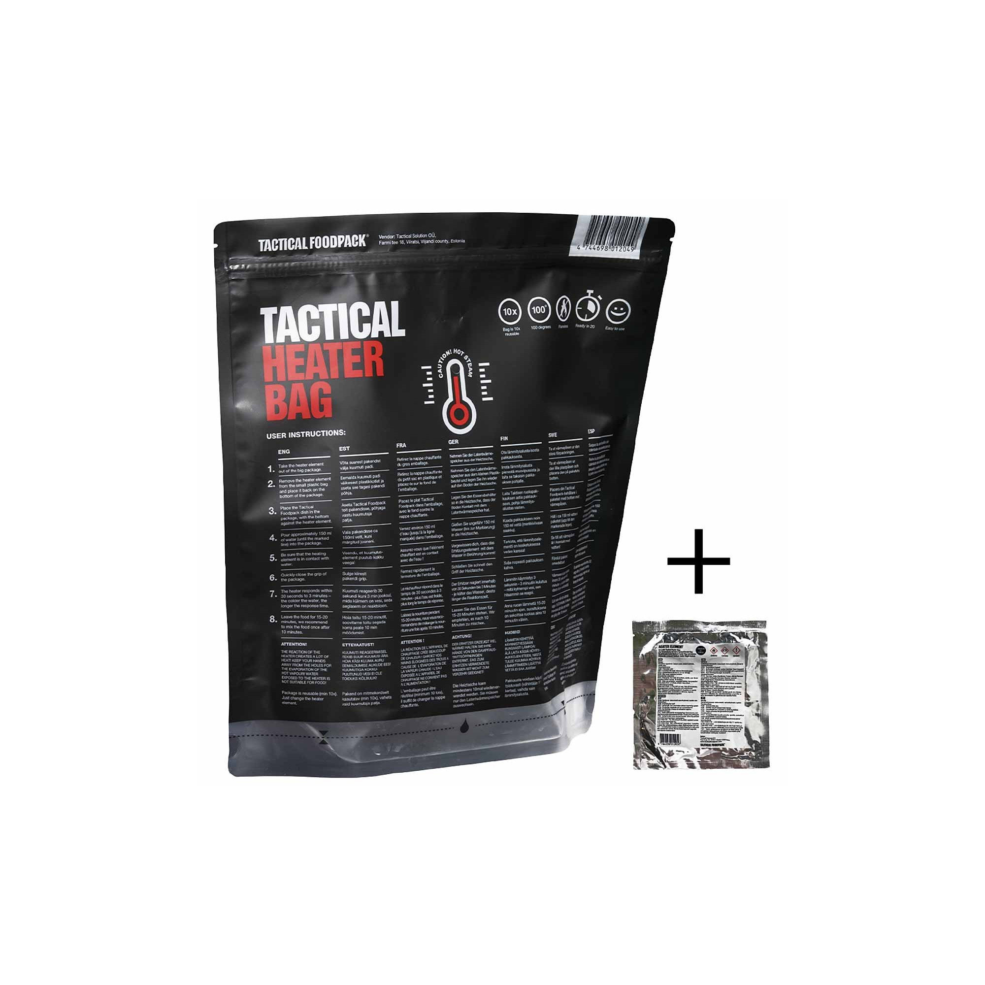 Kit auto-chauffant Tactical Foodpack Heater element