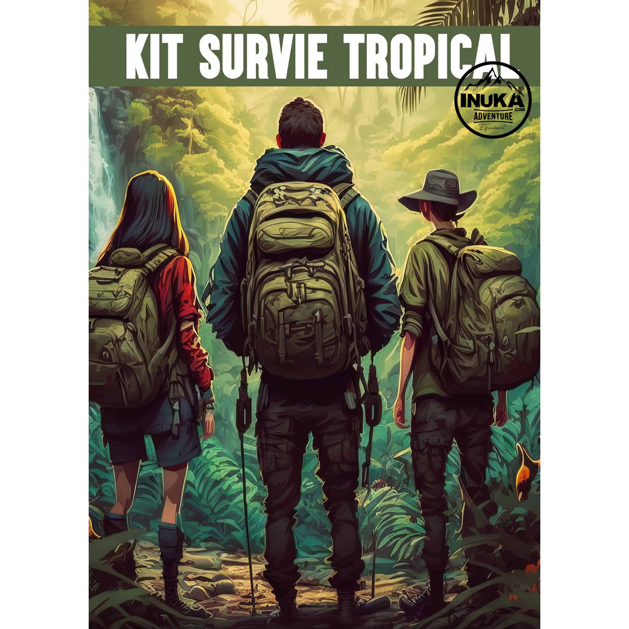 Kit de supervivencia tropical - Supervivencia Rescate Emergencia Riesgo 