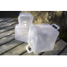 Réservoir d'eau de bivouac pliable 10 litres ambiance