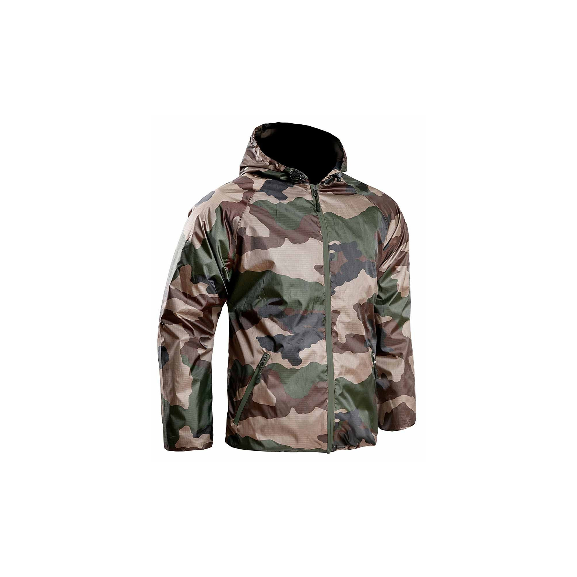 Veste de pluie ultra légère camo