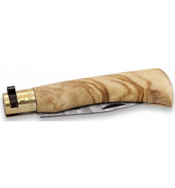 Old Bear Olive Damastmesser