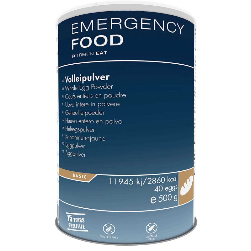Oeuf entier en poudre 500 g Emergency Food