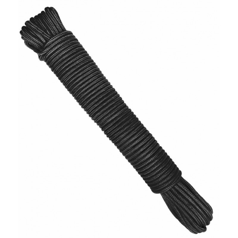Paracord expedición supervivencia 3 mm negro Paracord expedición supervivencia 3 mm negro