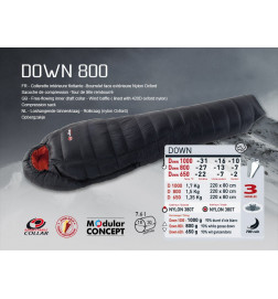 Daunenschlafsack 800