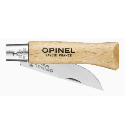 Cuchillo Opinel N°4 semiabierto de acero inoxidable