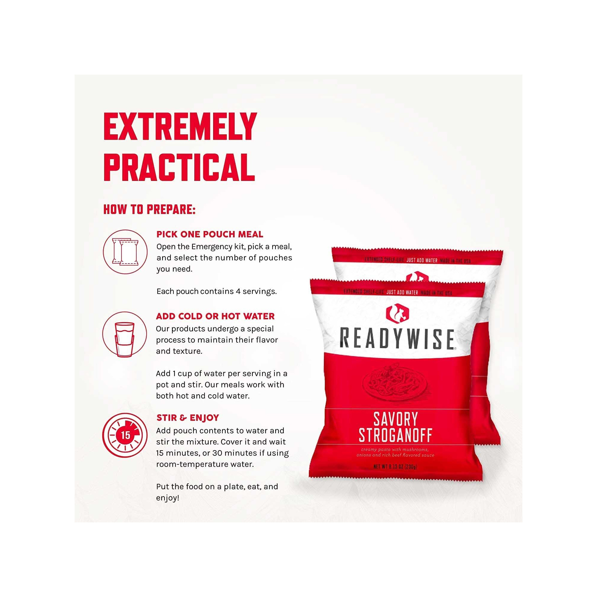 Emergency food stock kit 25 years - Survival and emergency food - Inuka