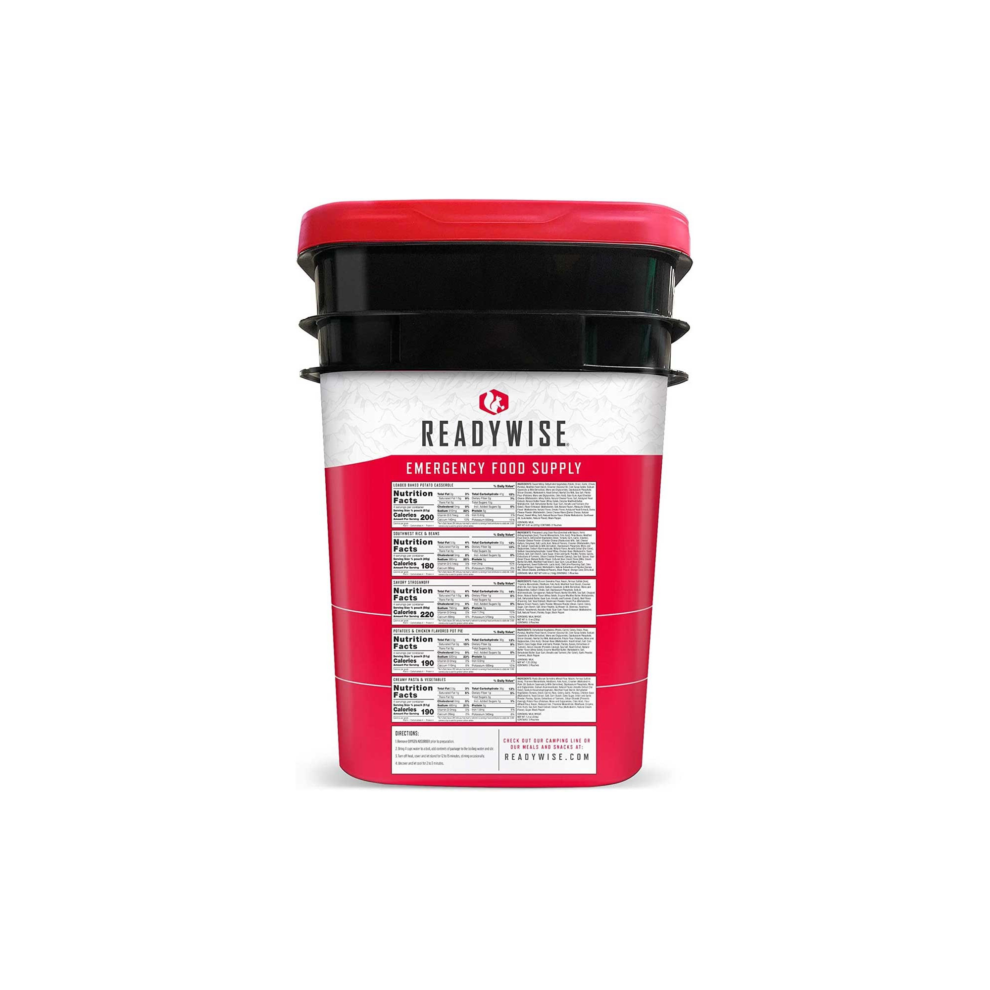 Kit Alimentaire De Survie 4 Patriots #2 - 4 Semaines - Neuf Dans Conteneur Plastique