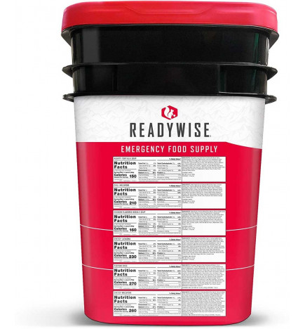 Kit de 120 rations de survie 25 ans nutrition