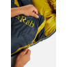 Duvet grand froid Ascent Pro 800 Rab zip YKK