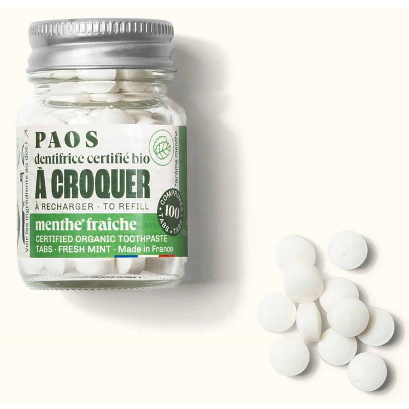 Dentifrice à croquer Paos