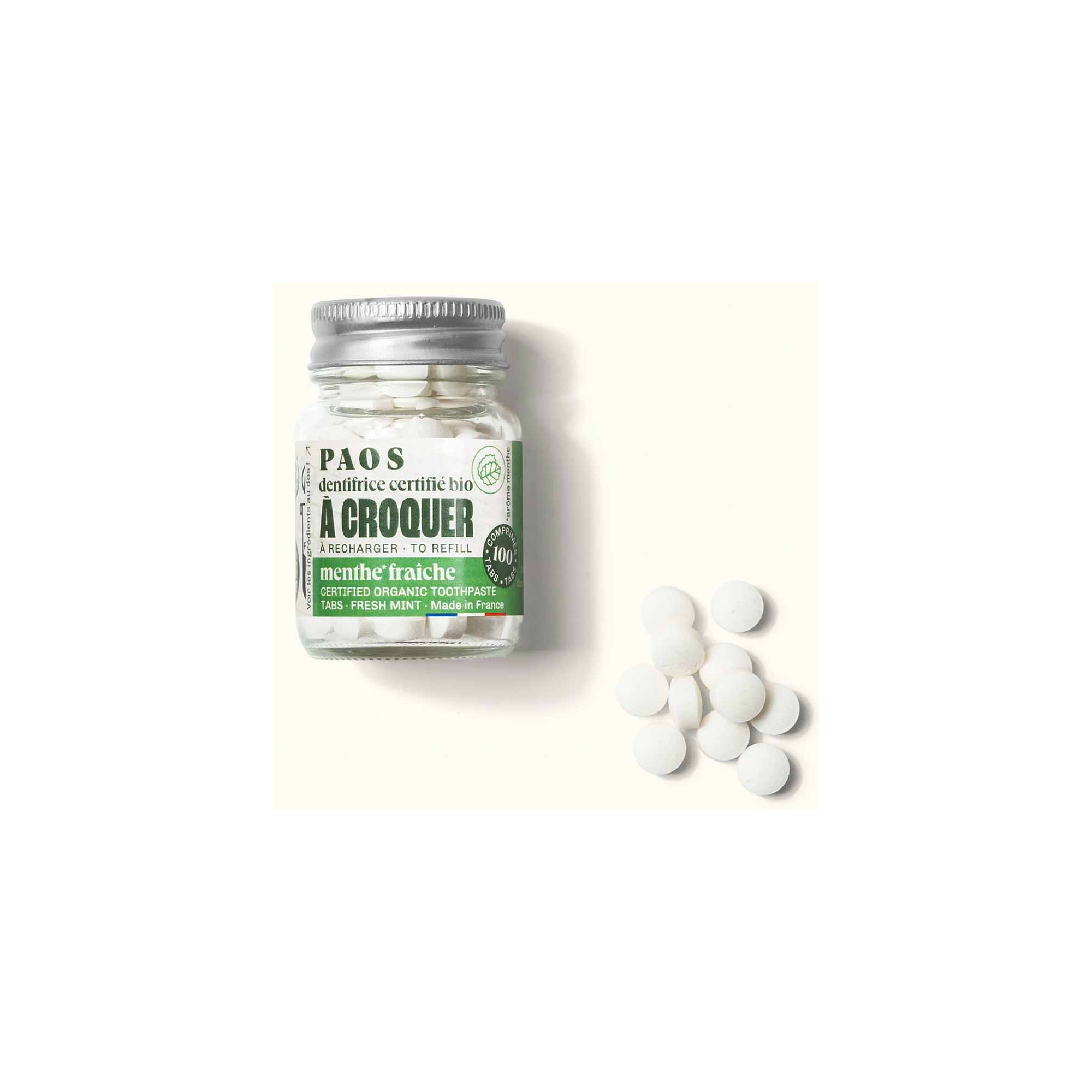 Dentifrice à croquer Paos