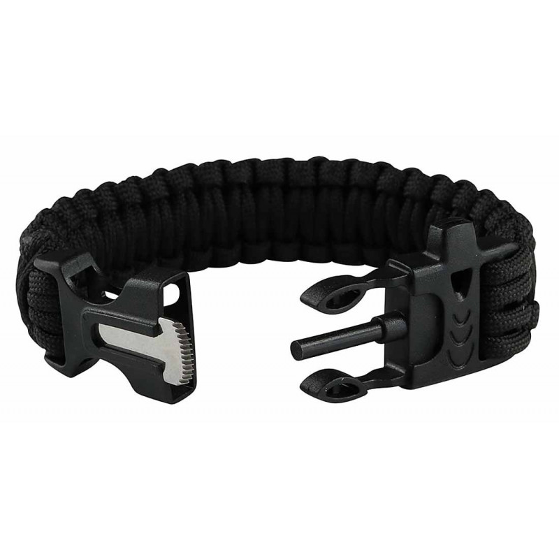 DP DESIGN® BRACCIALE BRACCIALETTO PARACORD 3in1 MILITARE FUOCO - Foto 8