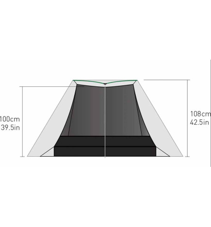 Tente Sea To Summit Alto TR2 BikePack dimensions