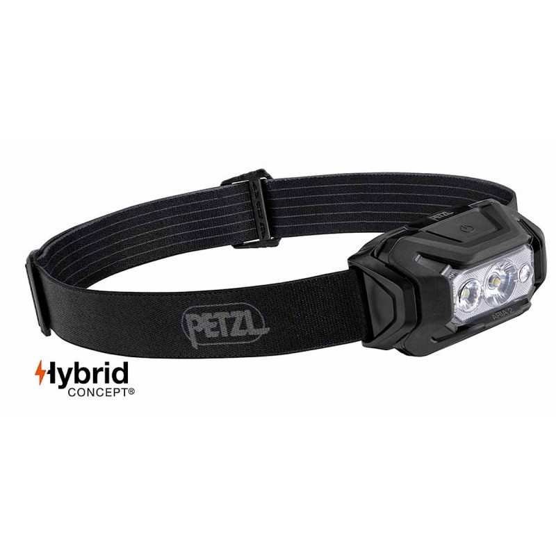 Lampe frontale 4 couleurs Aria 2 Petzl noir