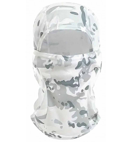 Cagoule multifonction camouflage neige