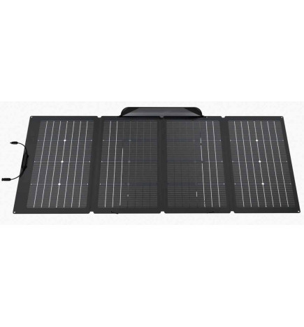 Panneau solaire portable double face 220 W Ecoflow de face