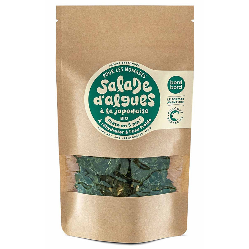 Salade d'algues Bio à la japonaise pour nomades