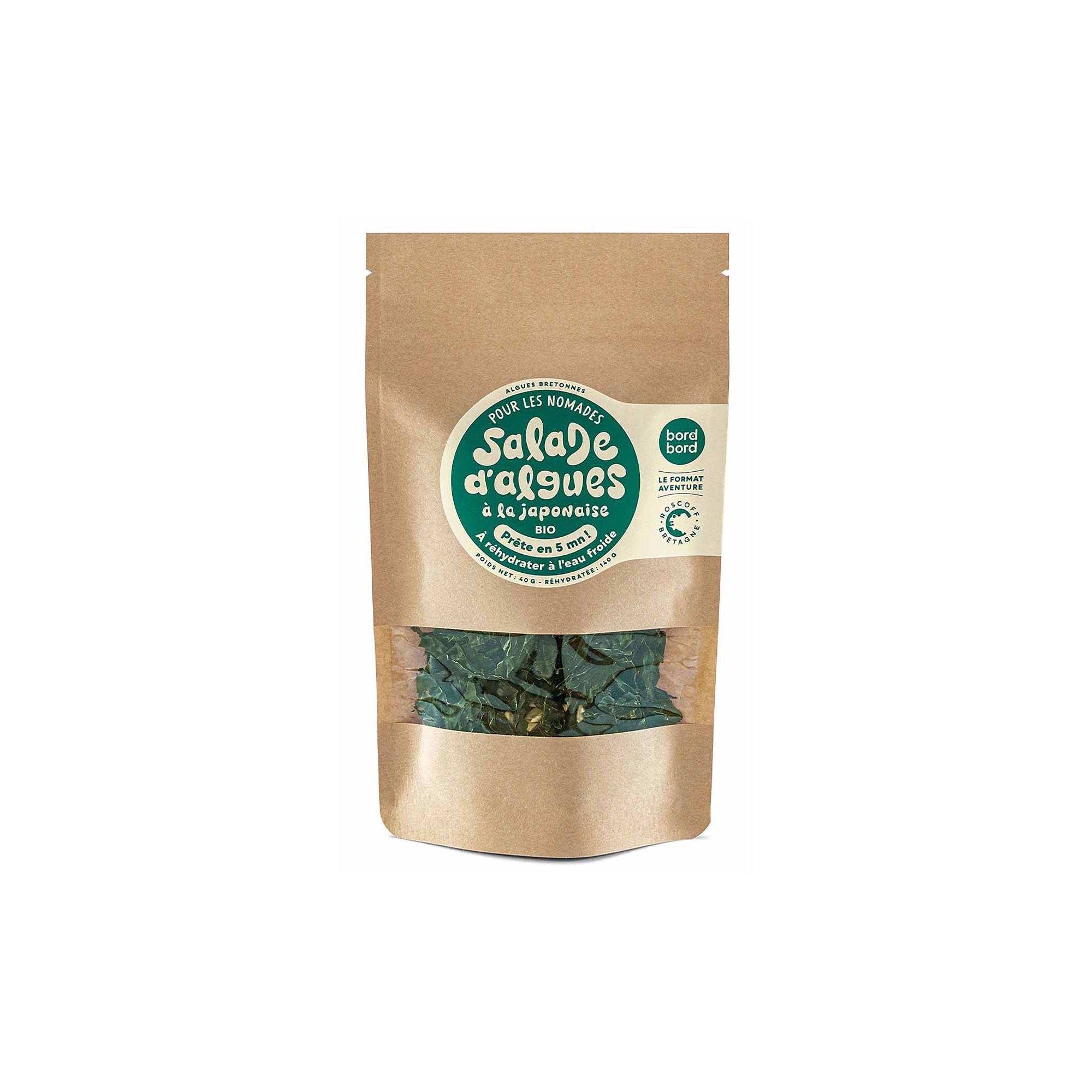 Salade d'algues Bio à la japonaise pour nomades