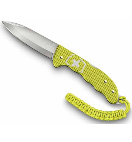 Couteau Hunter Pro Electric jaune Édition limitée 2023 ouvert