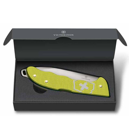 Couteau Hunter Pro Electric jaune Édition limitée 2023 coffret