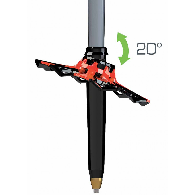 TSL Outdoor - Bâton Tour Carbon 3 Cross WT Swing - Bâtons de trekking ...