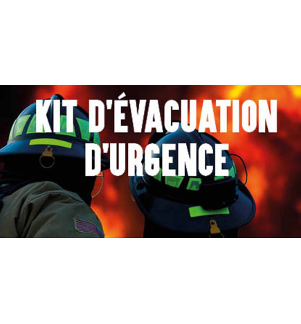 Kit de evacuação de emergência