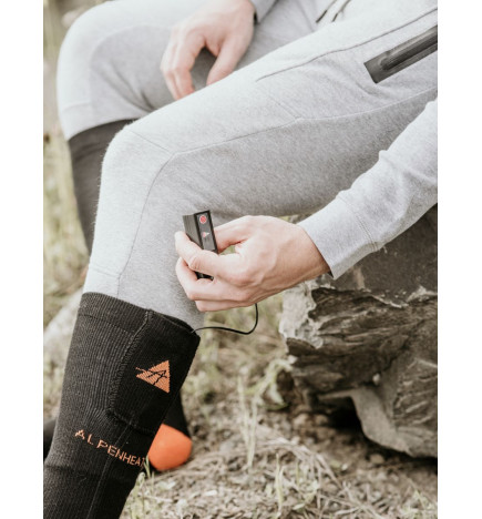 Chaussettes chauffantes AlpenHeat ambiance démo