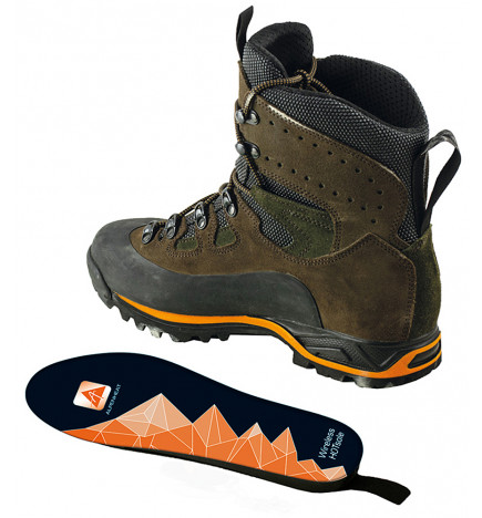 Wireless heated insoles Hotsole AlpenHeat mountain and hiking shoes