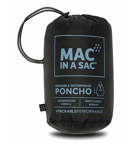 Poncho de pluie Mac in a Sac emballé