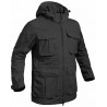 Veste parka outdoor Fighter noir profil