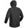 Tragen Sie den Outdoor-Parka Fighter noir profil de dos