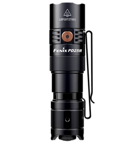 Lampe torche 800 lumens LED PD25R Fenix support