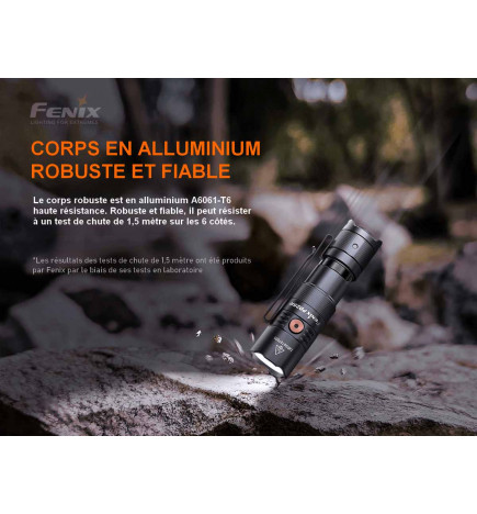 Robust 800 lumens LED PD25R Fenix ​​flashlight.